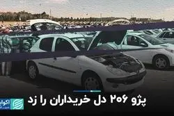 پژو 206 دل خریداران را زد