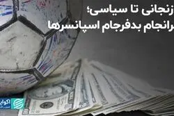 از زنجانی تا سیاسی؛ سرانجام بدفرجام اسپانسرها