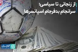 از زنجانی تا سیاسی؛ سرانجام بدفرجام اسپانسرها
