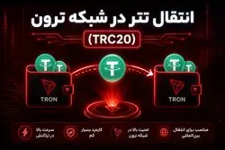 انتقال تتر در شبکه ترون (TRC20)؛ ارزان‌ترین و سریع‌ترین روش