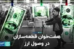هفت خوان قطعه سازان در وصول ارز
