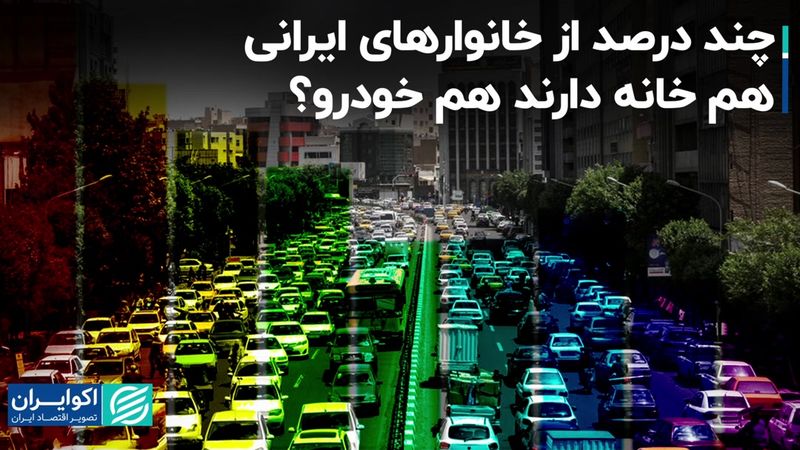 چند درصد از خانوارهای ایرانی هم خانه دارند هم خودرو؟