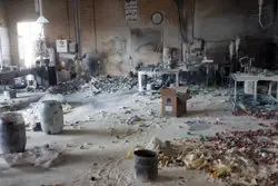 انفجار و آتش‌سوزی کارخانه رنگ‌سازی در آذرشهر