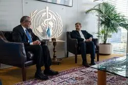 دیدار معاون وزیر خارجه ایران با مدیرکل سازمان جهانی بهداشت در ژنو