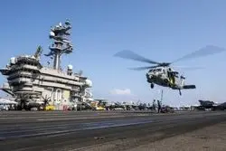 در آستانه دور بعدی مذاکرات هسته‌ای؛ ناو هواپیمابر وینسون به ترومن در خاورمیانه پیوست