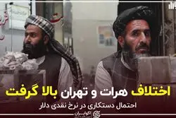 اختلاف هرات و تهران بالا گرفت