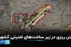 بتن‌ریزی در زیر ساخت‌های امنیتی کشور