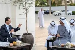 وسوسه جدید بن زاید بشار اسد را از تهران دور می‌کند؟