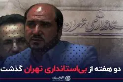 دو هفته از بی‌استانداری تهران گذشت