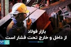 فشار داخلی و خارجی بر بازار فولاد