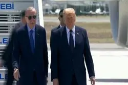 ترامپ با هواپیمای اهدایی قطر به آنکارا رسید؛ استقبال اردوغان در فرودگاه + فیلم