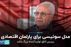 مدل سوئیسی برای پارلمان اقتصادی