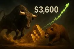 خوش‌بینی وال‌استریت به ادامه روند صعودی طلا؛ هدف بعدی ۳۹۰۰ دلار؟