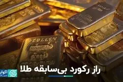 راز رکورد بی‌سابقه طلا