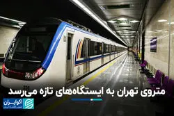 مترو تهران به ایستگاه‌های تازه می‌رسد