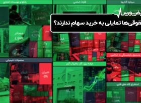 حقوقی‌ها تمایلی به خرید سهام ندارند؟