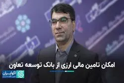 امکان تامین مالی ارزی از بانک توسعه تعاون