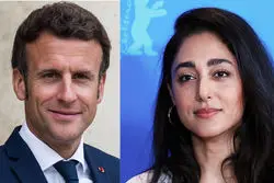 ادعای روزنامه‌نگار فرانسوی درباره مکرون و گلشیفته فراهانی
