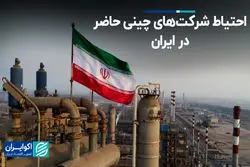 احتیاط شرکت‌های چینی حاضر در ایران