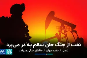 عبور نیمی از نفت جهان از مناطق جنگی؛ نفت از جنگ جان سالم به در می‌برد؟