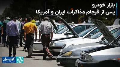 بازار خودرو پس از فرجام مذاکرات ایران و آمریکا