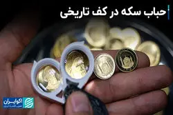 حباب سکه در کف تاریخی