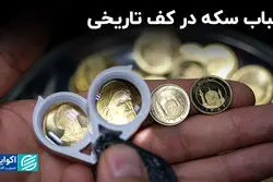 حباب سکه در کف تاریخی