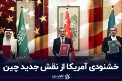 خشنودی آمریکا از نقش‌ جدید چین 