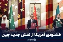 خشنودی آمریکا از نقش‌ جدید چین 