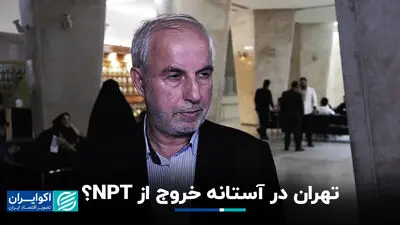 خروج ایران از NPT پاسخ قاطع به اسنپ‌بک اروپا خواهد بود