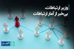 وزیر ارتباطات، بی‌خبر از آمار ارتباطات