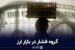  گروه فشار در بازار ارز