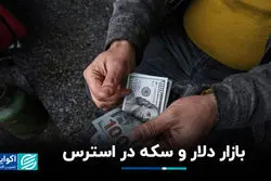 بازار دلار و سکه در استرس