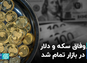 وفاق سکه و‌ دلار در بازار تمام شد