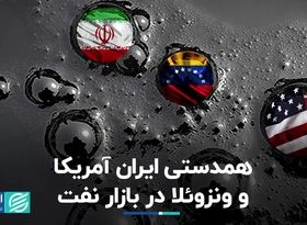 همدستی ایران آمریکا و ونزوئلا در بازار نفت