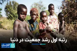 نرخ رشد جمعیت در کدام کشور بالاترین است؟