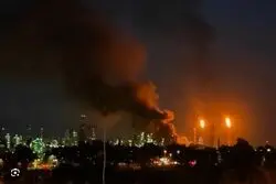 اذعان اسرائیلی ها به وارد شدن خسارت به زیرساخت‌های پالایشگاه «بازان» 