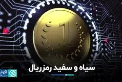 سیاه و سفید رمز ریال