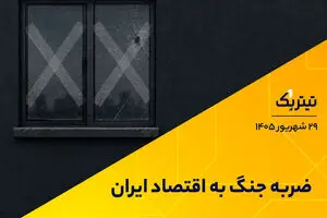 ضربه جنگ به اقتصاد ایران