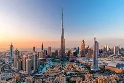 ببینید / لحظۀ اصابت پهپاد در دبی با نمای برج خلیفه