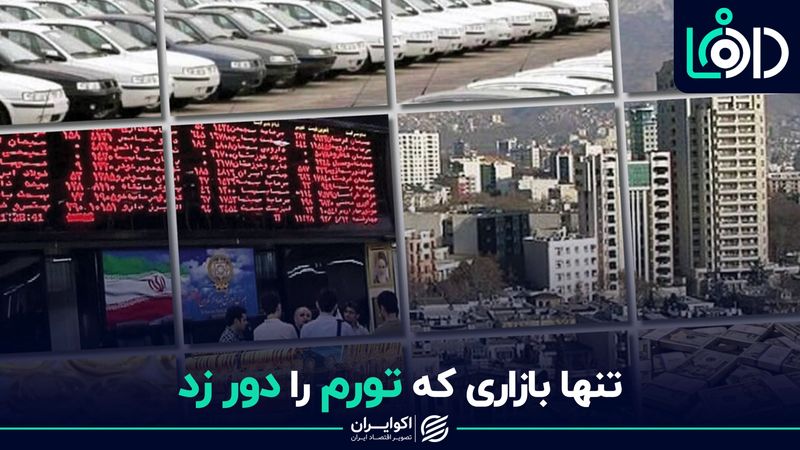 تنها بازاری که تورم را دور زد