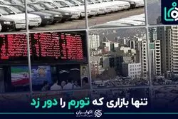 تنها بازاری که تورم را دور زد