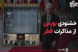 خشنودی بورس از مذاکرات قطر