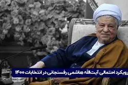 رویکرد احتمالی آیت‌الله هاشمی رفسنجانی در انتخابات ۱۴۰۰