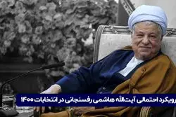 رویکرد احتمالی آیت‌الله هاشمی رفسنجانی در انتخابات ۱۴۰۰