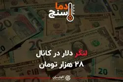 لنگر دلار در کانال ۲۸ هزار تومان