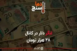 لنگر دلار در کانال ۲۸ هزار تومان