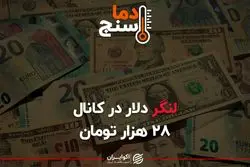 لنگر دلار در کانال ۲۸ هزار تومان