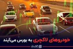 بورس خبر داد: فروش خودورهای لوکس در بورس