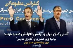 آشتی‌کنان ایران و آژانس: افزایش دید و بازدید